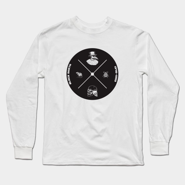 Black Death Long Sleeve T-Shirt by Insomnia_Project